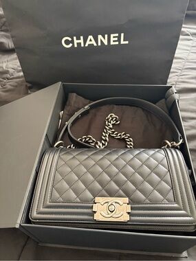 Chanel Black Medium Boy Bag